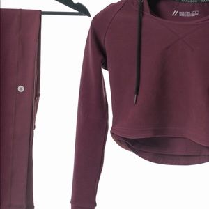 Cropped hoodie and matching leggings (set)